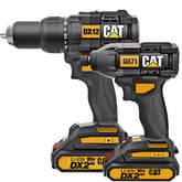 BL V Impact Screwdriver Set + DX12K CAT 2X2.0A Oscillating Screwdriver